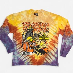 Online Ceramics Haunted Wagon Tie Dye Longsleeve (XXL)